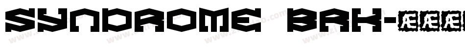 Syndrome BRK字体转换